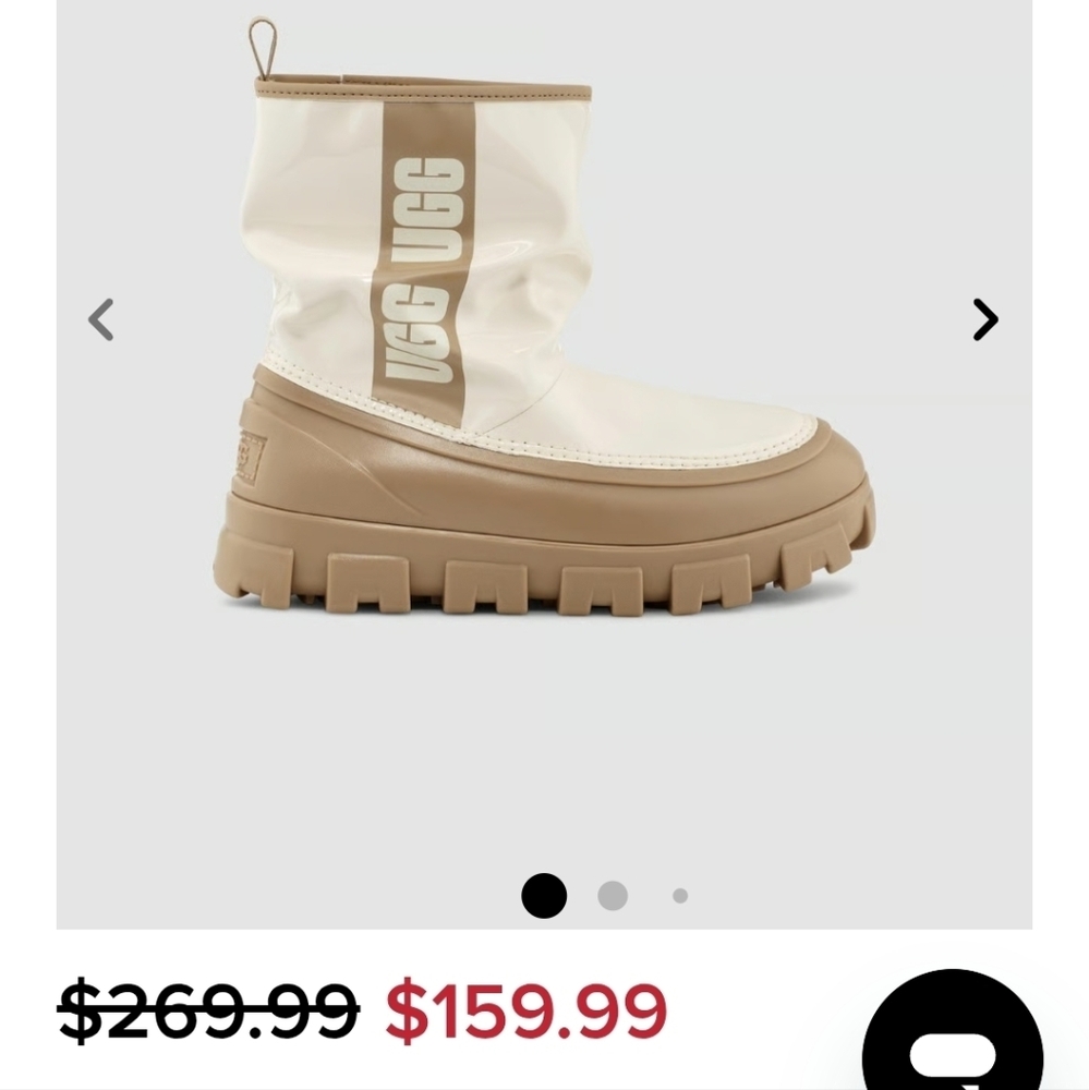 UGG Women's Cream and Tan Boots